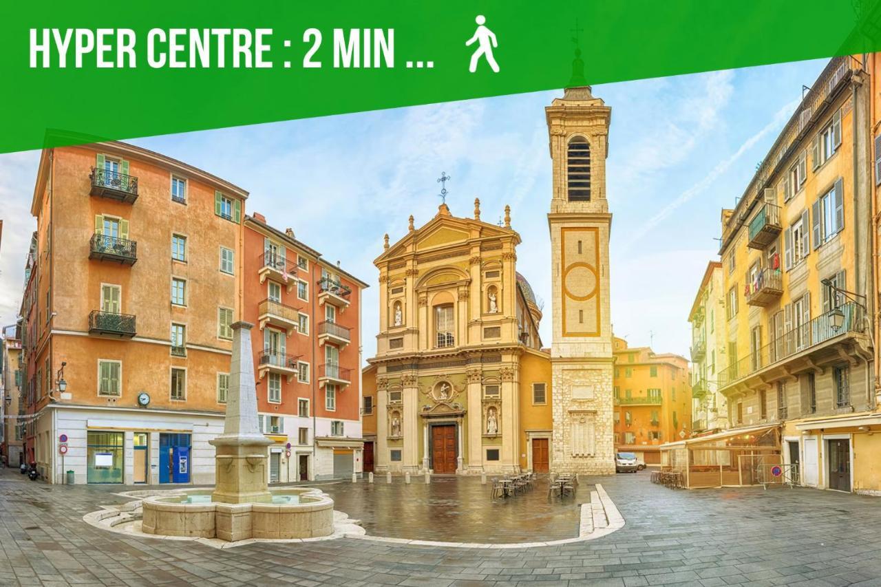 Duplex Le Gesu - Heart Of Old Town - Modern - Wifi - Clim Apartamento Nice Exterior foto